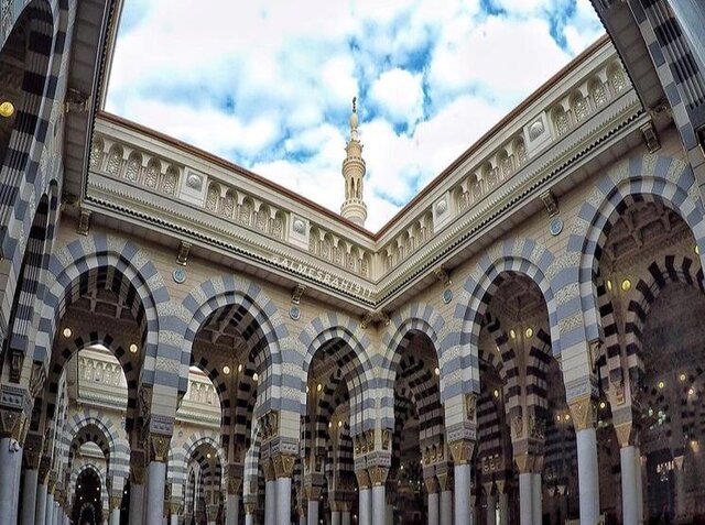 تصاویری از مسجد پیامبر (ص) در مدینه