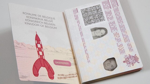 «تن تن» و «لوک خوش‌شانس»‌ در گذرنامه‌های بلژیک