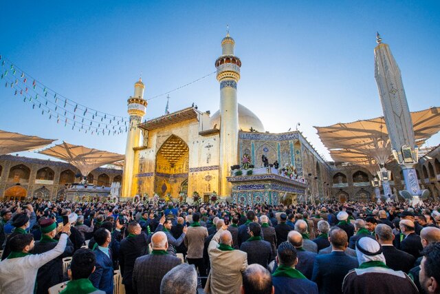 جشن پایان کار حرم امام علی (ع) در تابستان