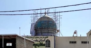 انتقاد به شیوه مرمت یک امامزاده در قزوین
