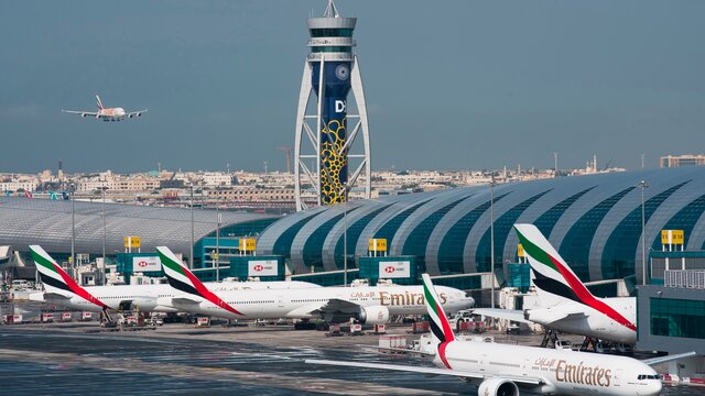 فرودگاه دبی رکورد زد